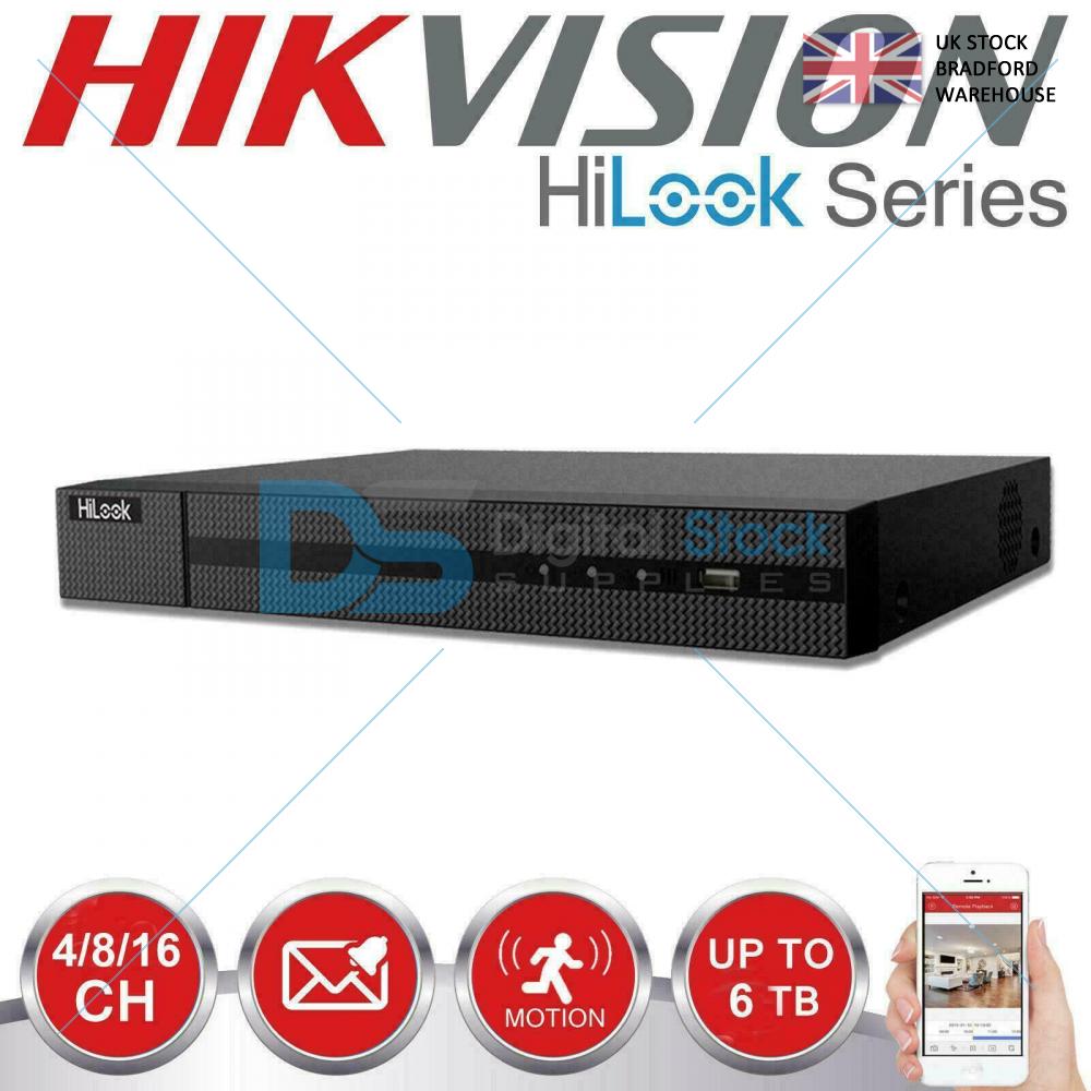 Hikvision Hilook by Hikvision DVR 20-4/8/16 Ch 5MP 1080P HD-TVI/AHD CCTV DVR Recorder 